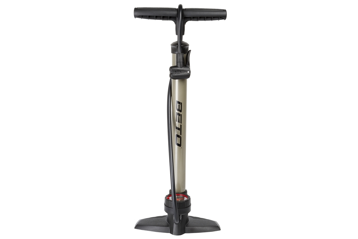 fietspomp beto staal 470253 avhvfv manometer grijs