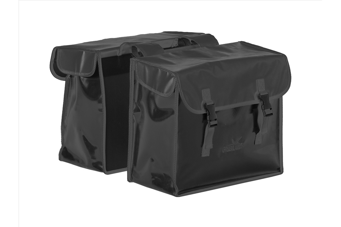 Greenlands Fietstas Bisonyl Dubbel Zwart 33 ltr   4832K
