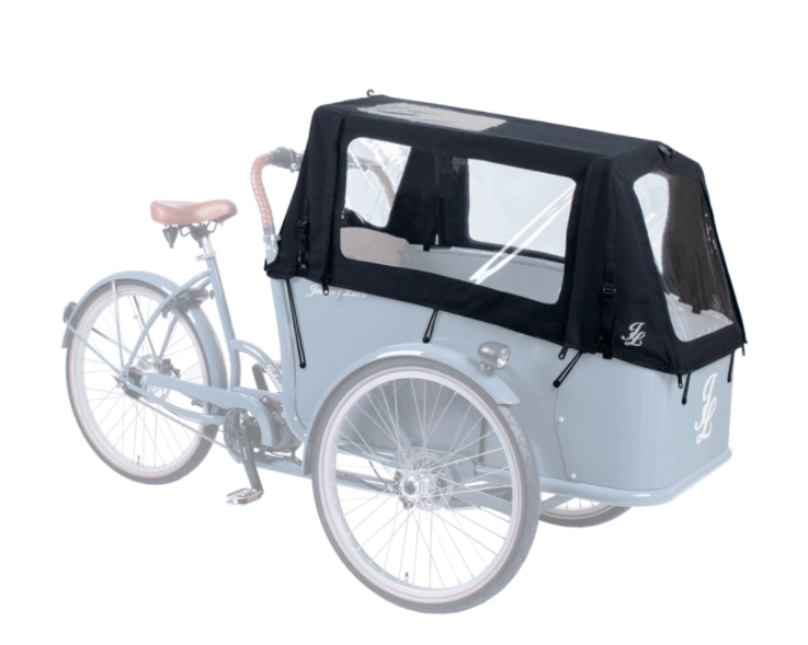 Johnny Loco Regenhuif de Luxe compleet (driewielbakfiets)