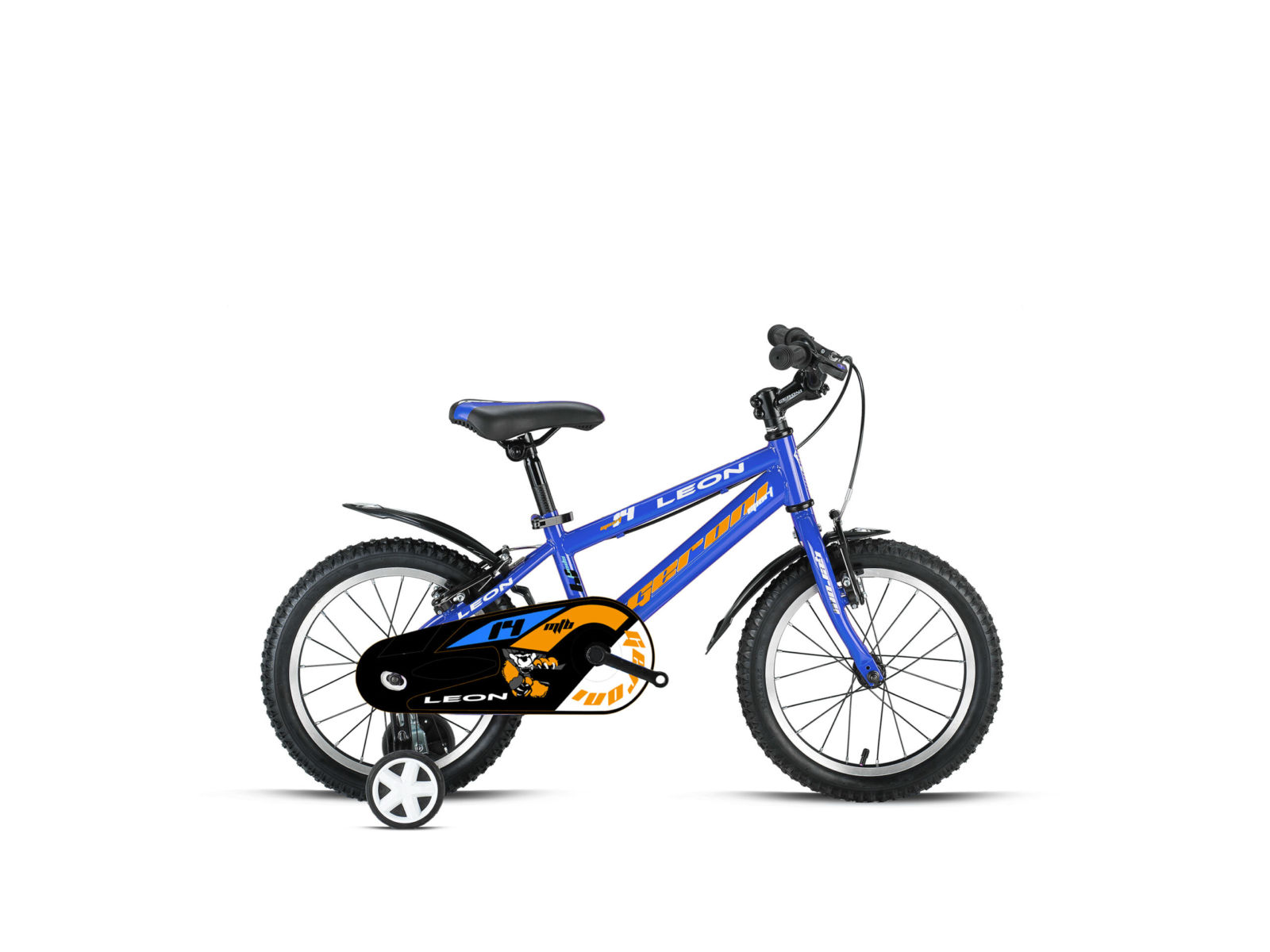 MBM Leon Herenfiets  blauw -oranje