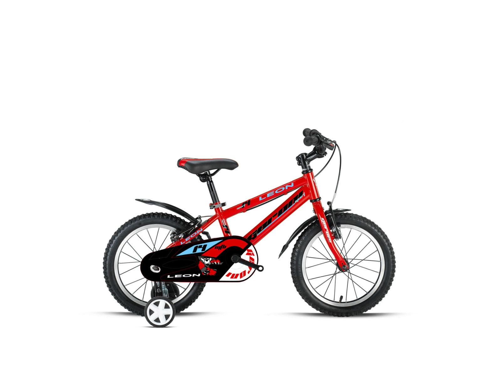 MBM Leon Herenfiets  rood-blauw