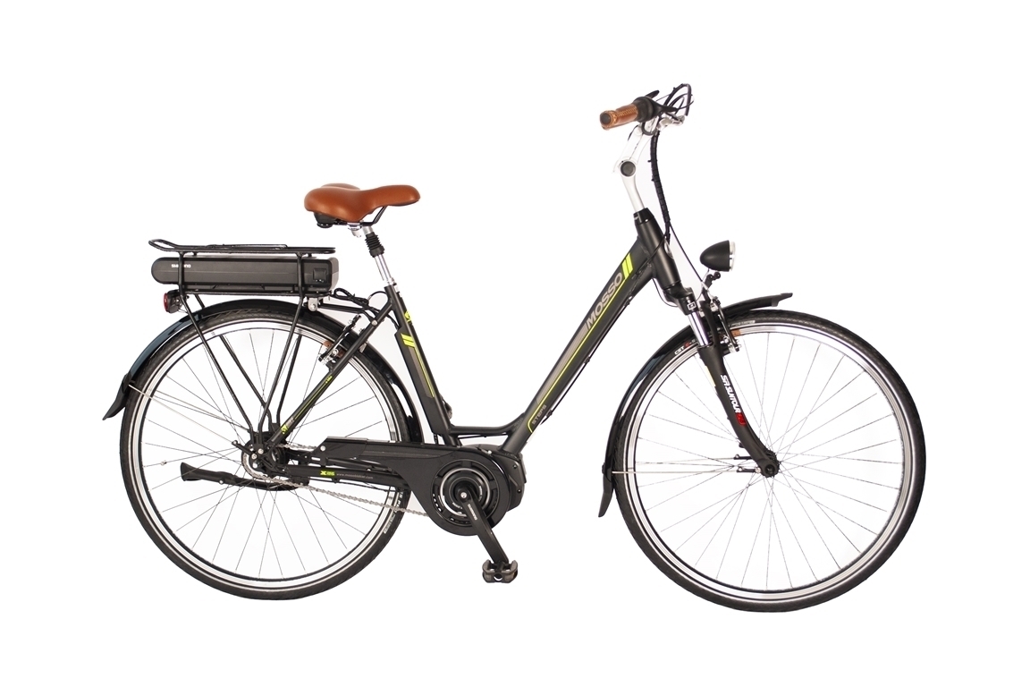 Mosso E bike Shimano Steps 420Wh N-8 Zwart-Groen  *** ACTIE PRIJSVERLAGING***