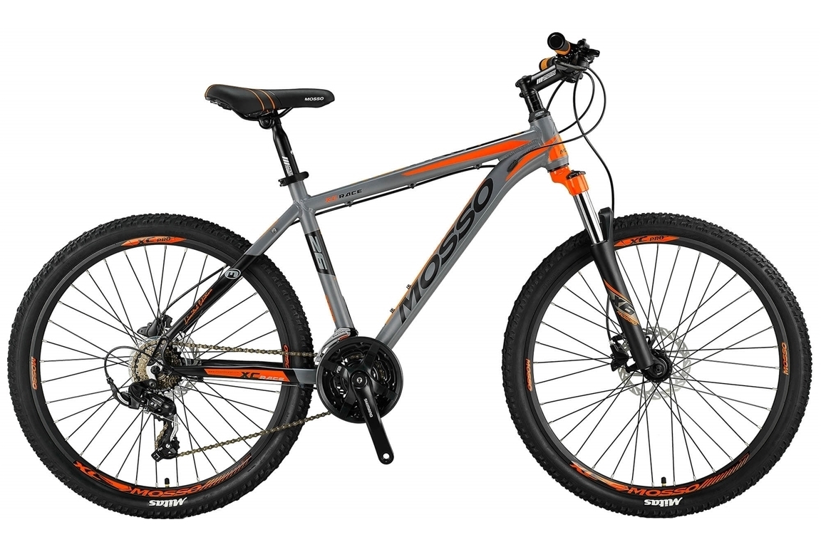 Mosso Wildfire 26 inch 18'' MTB LTD HYDR.Brakes Limited Edition Grey/Orange