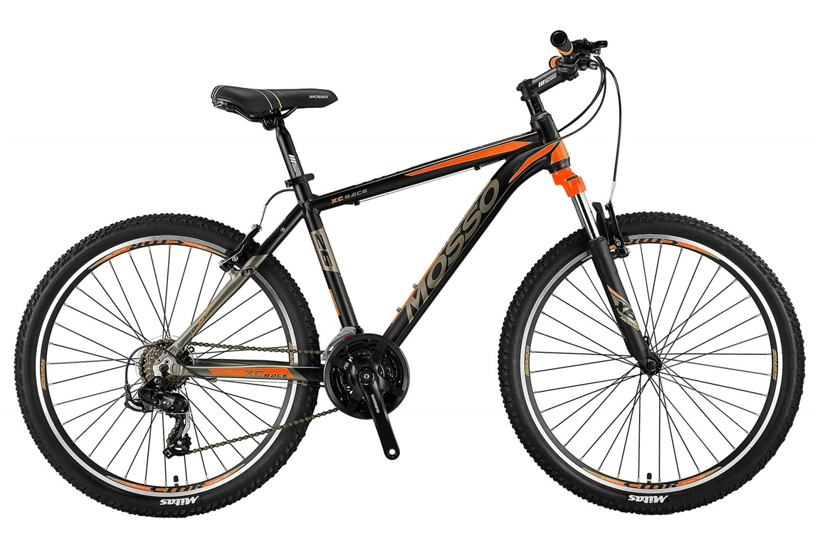 mosso wildfire 26 inch 18 mtb vbrakes limited edition blackorange nieuw rrr