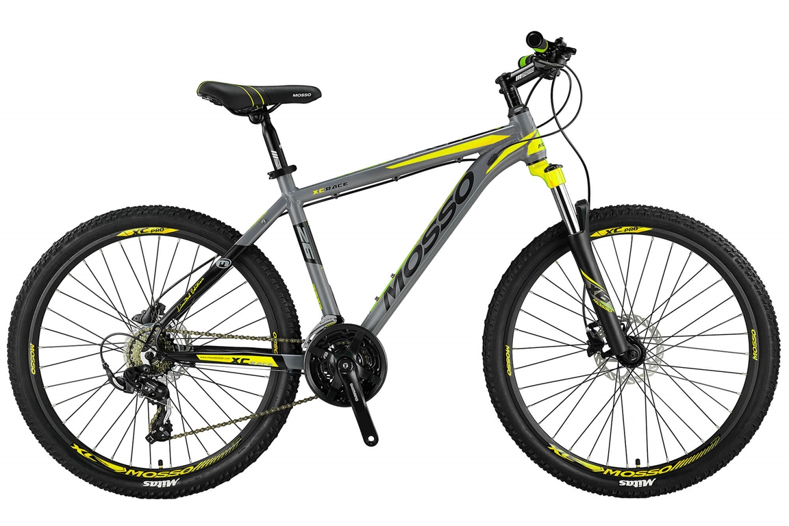 Mosso Wildfire 26 inch 20'' MTB LTD HYDR.Brakes Limited Edition Grey/Lime