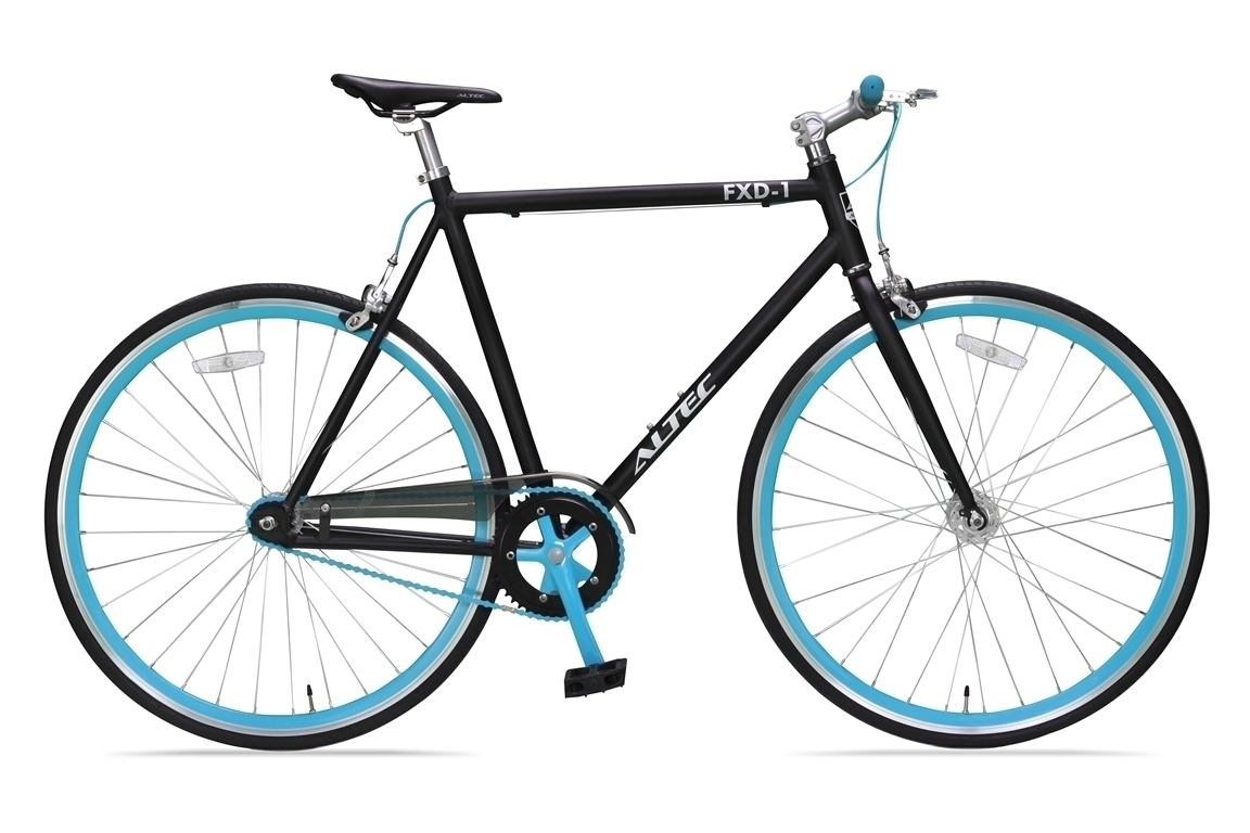 NIHIL Altec Fixed Gear 28 inch Zwart/Blauw 56cm