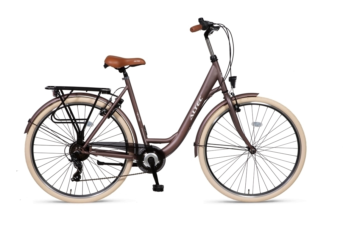 NIHIL Altec Metro 28inch Damesfiets 49cm Terra Bruin
