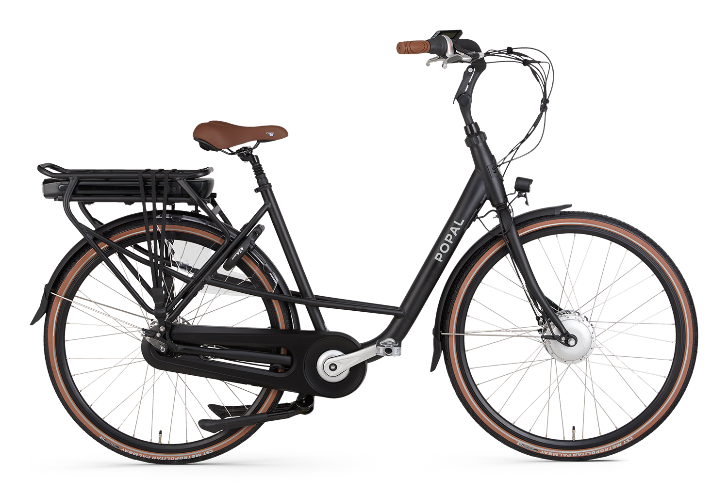 Popal Maeve FM elektrische moederfiets Elektrische fietsen  E28770 47cm Matt-Black