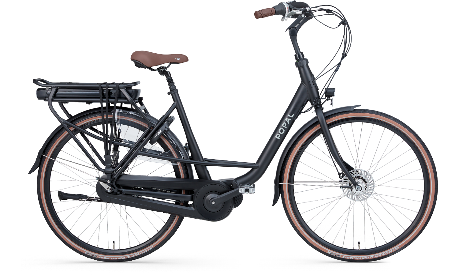 Popal Maeve MM Elektrische moederfiets - E28771 47cm Matt-black