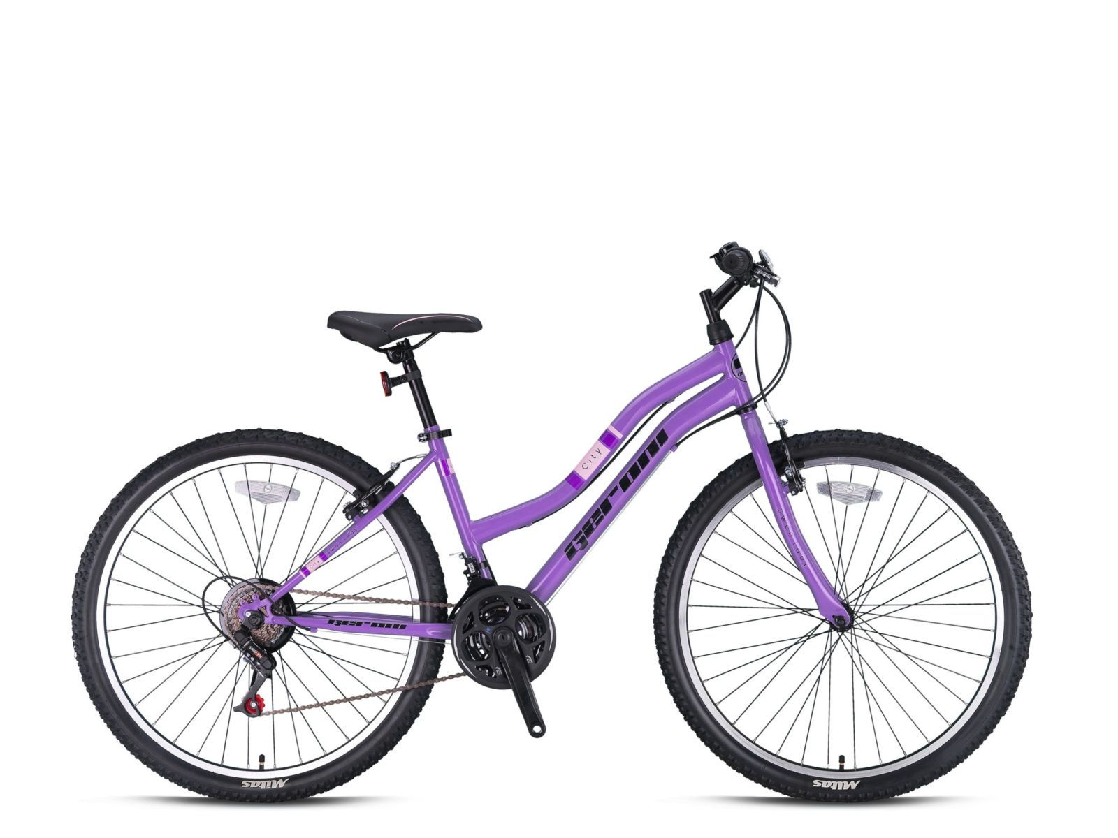 Swan  ATB  D 34 cm V brake  purper  21 sp