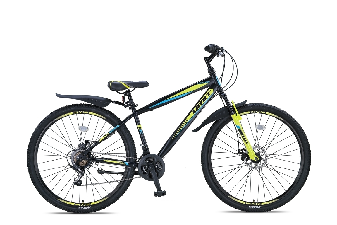 Umit Faster 26 inch MTB 2D Zwart/lime NIEUW