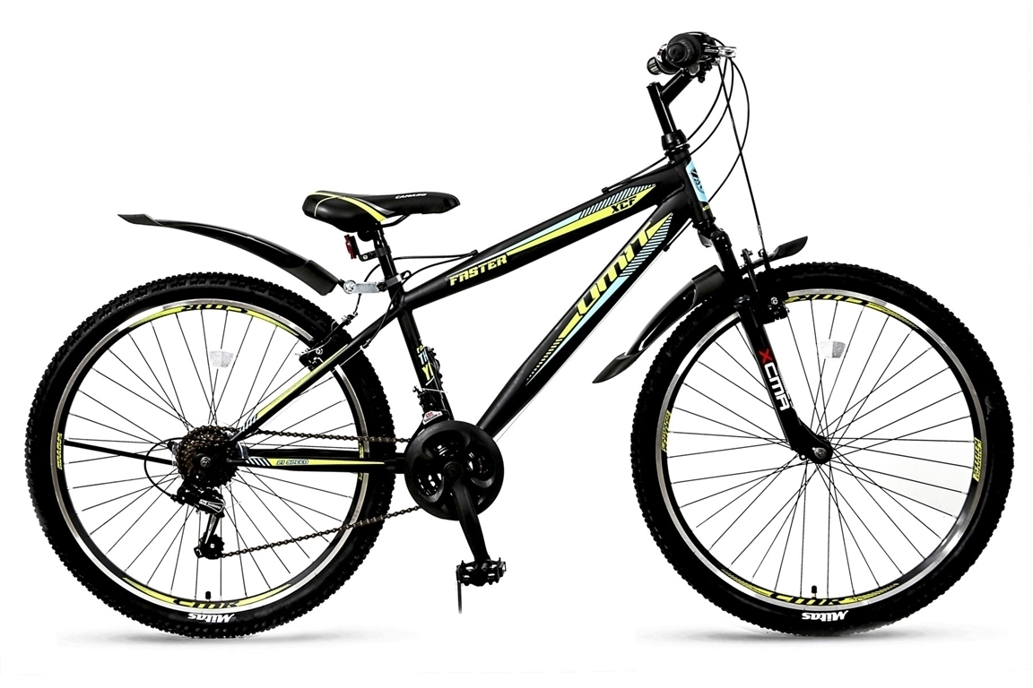 Umit Faster 26 inch MTB Black/Lime
