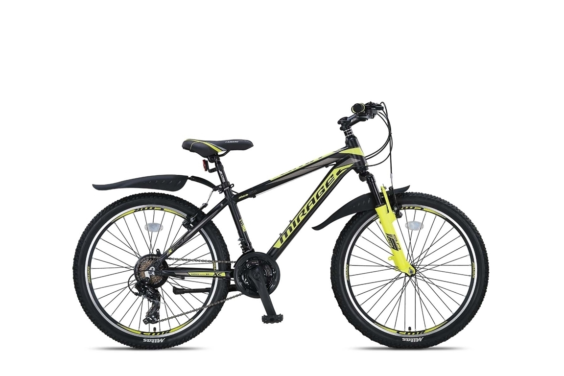 Umit Mirage 24 inch MTB Black/Lime NIEUW