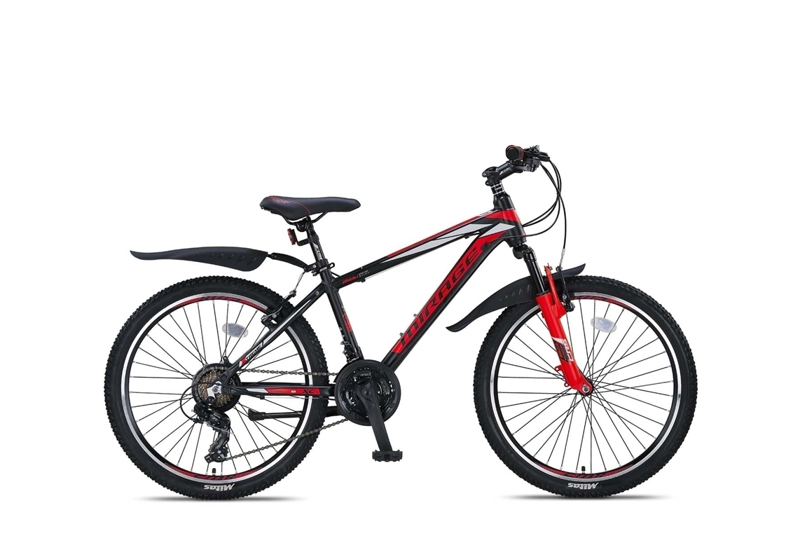 Umit Mirage 24 inch MTB Black/Red NIEUW