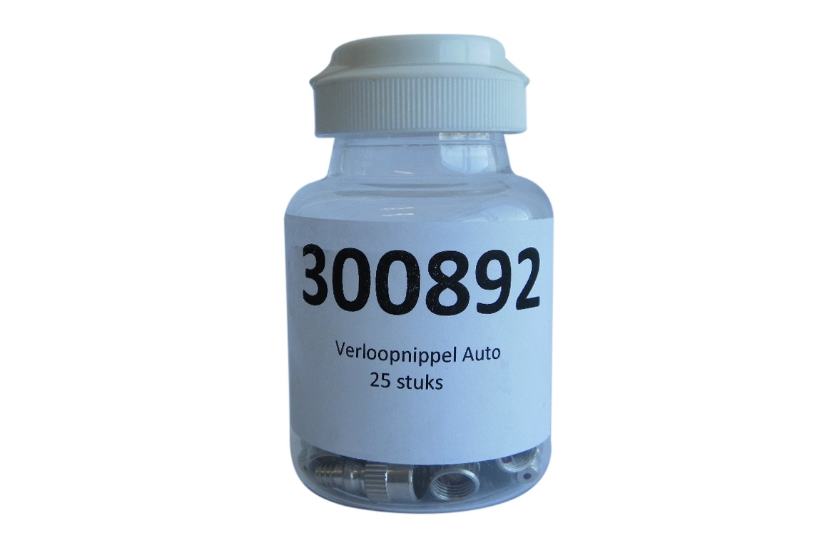 Verloopnippel Auto 25 stuks