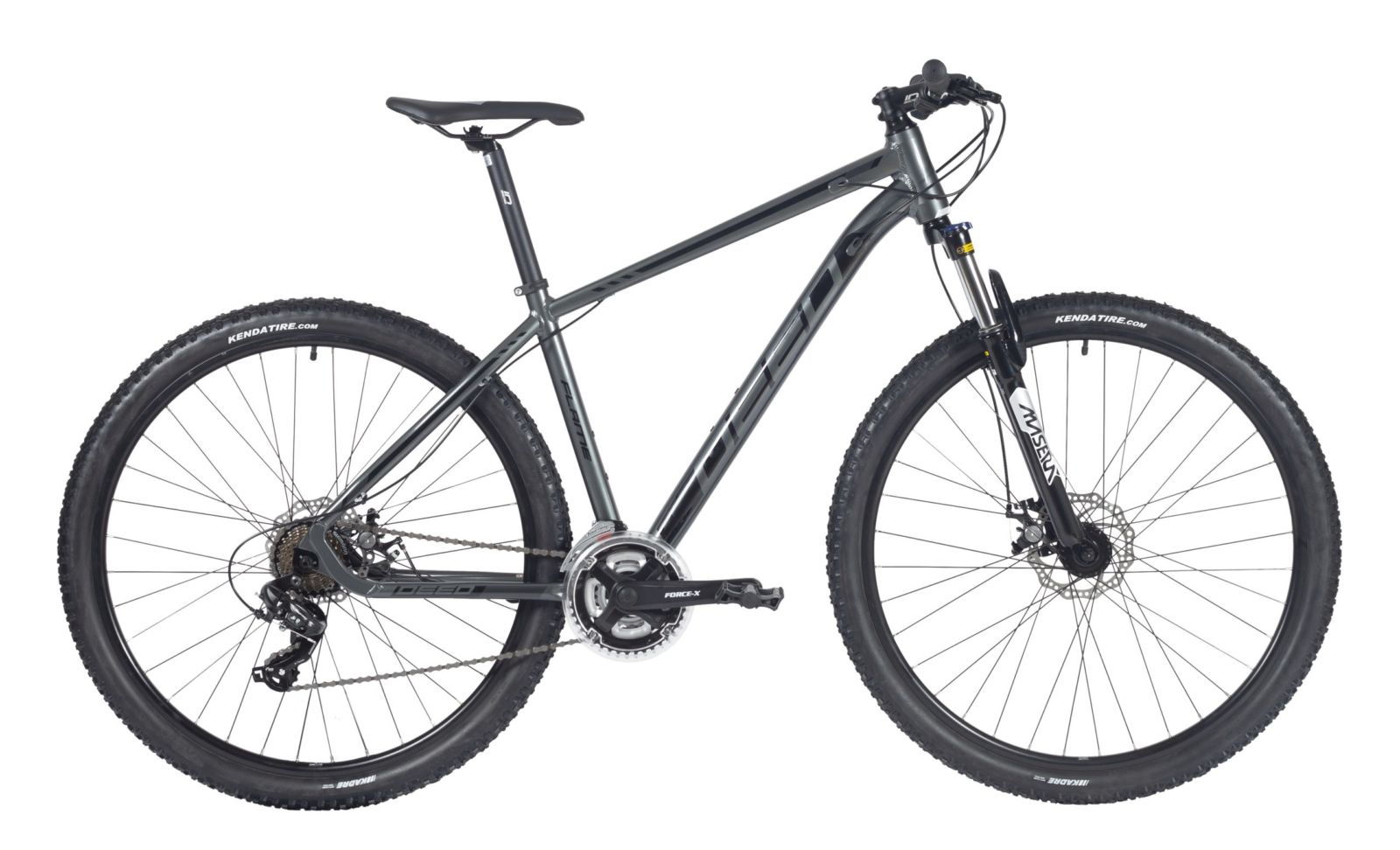 DEED Flame 296 Herenfiets 45 cm dark grey black