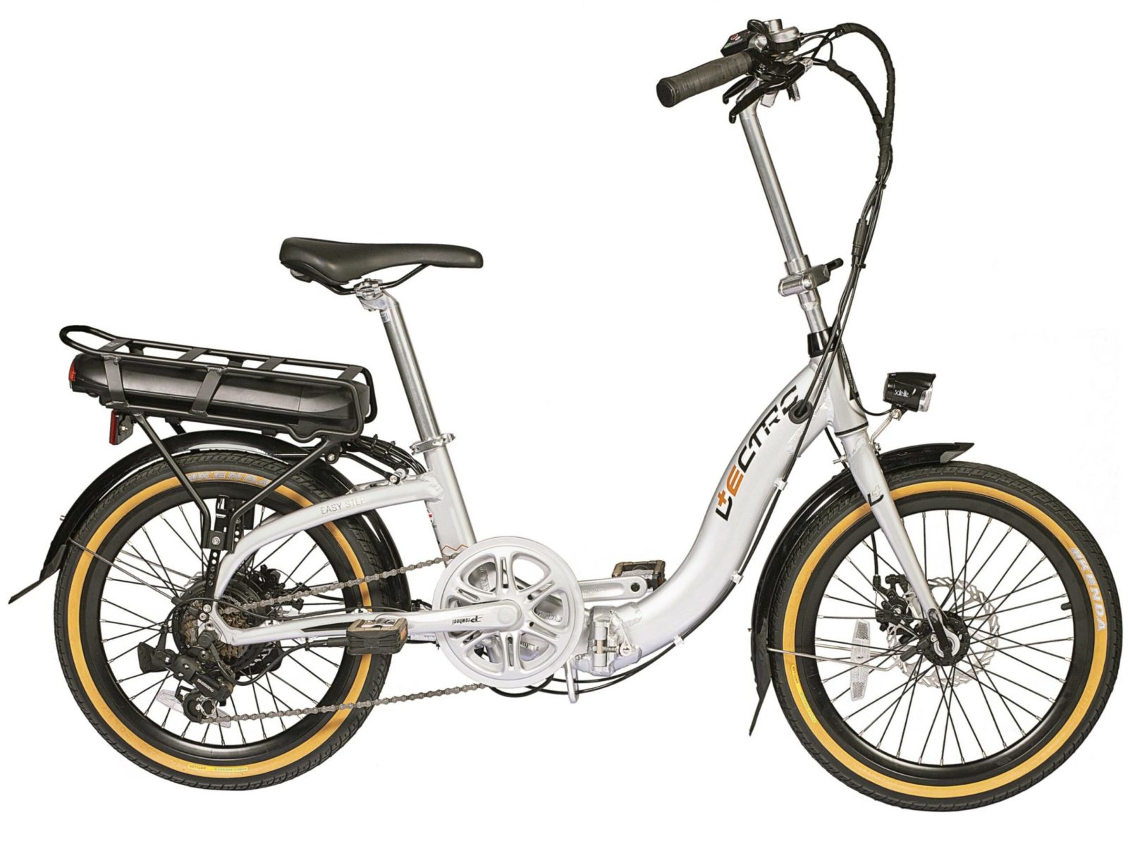 E-Vision Lectro vouwfiets 33 cm 7 Speed zilver