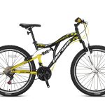 FXC 100 MTB 26" F/S  zwart geel 21sp