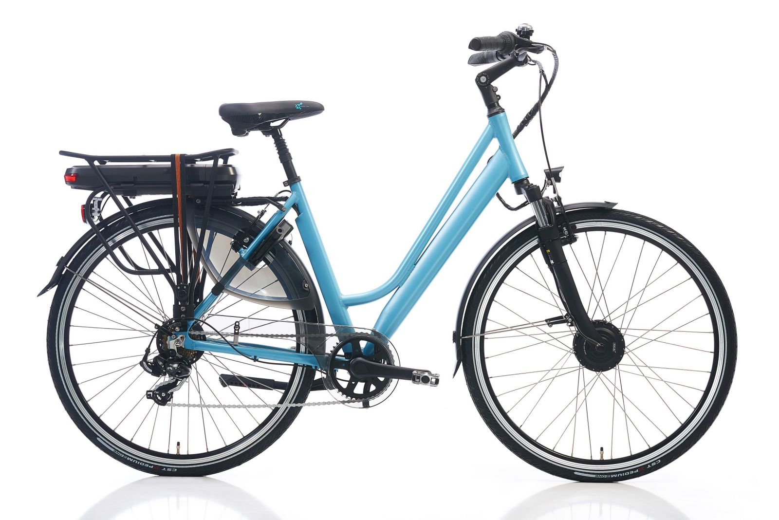 Rivella Damesfiets 46 cm 7 Speed Aqua blue mat