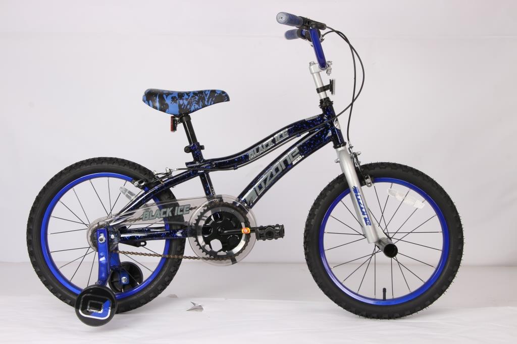 BMX Black Ice 18 inch zwart blauw