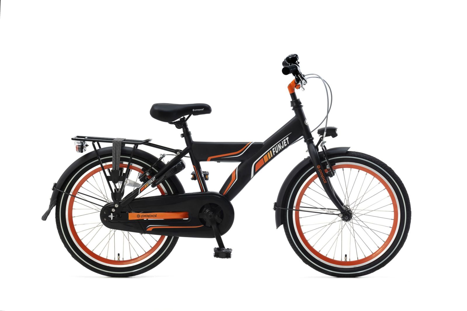 Popal 20178 20 inch Mat Zwart - Oranje