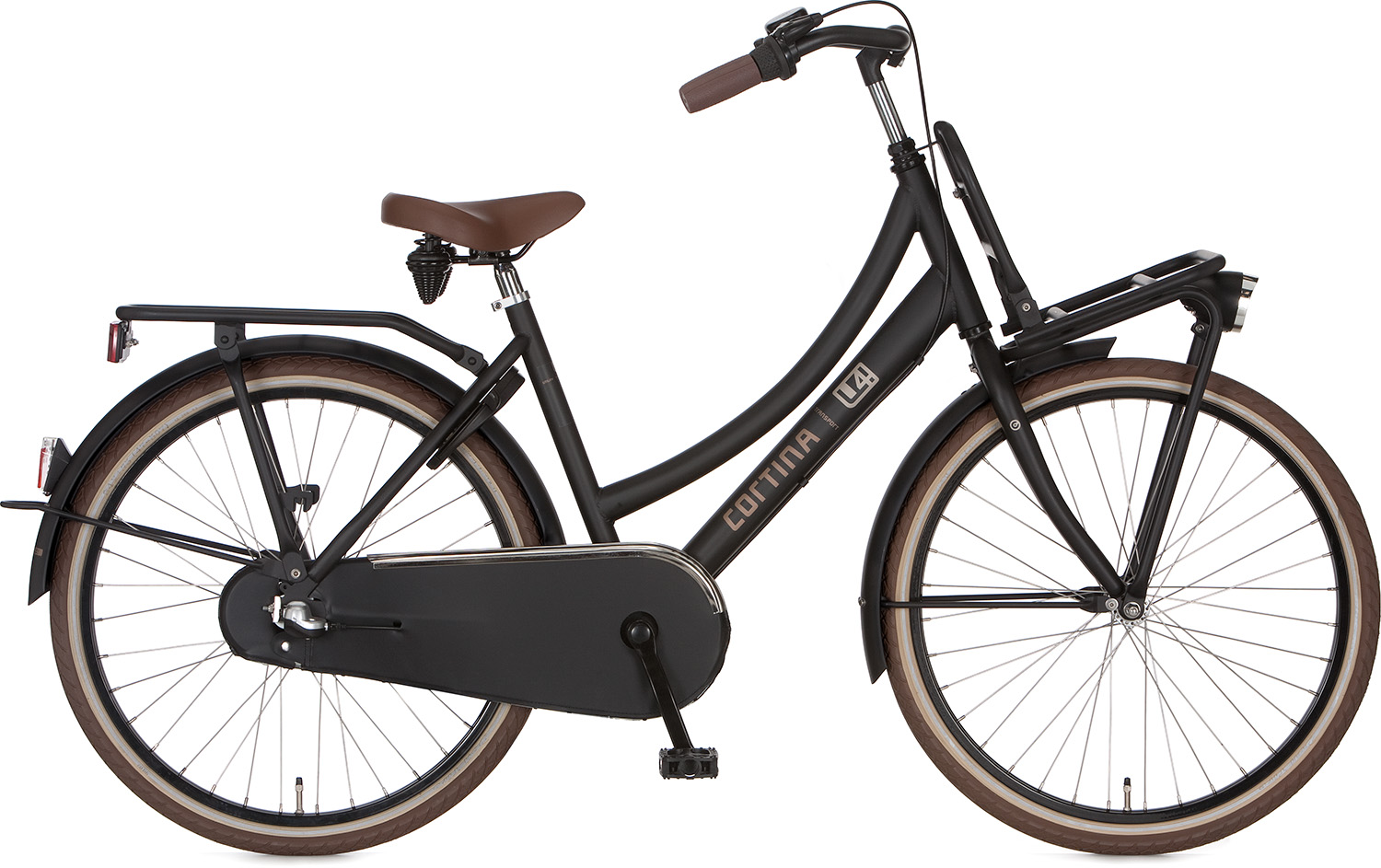 Cortina U4 mini Damesfiets 26 inch inch  3 Speed MatBlack