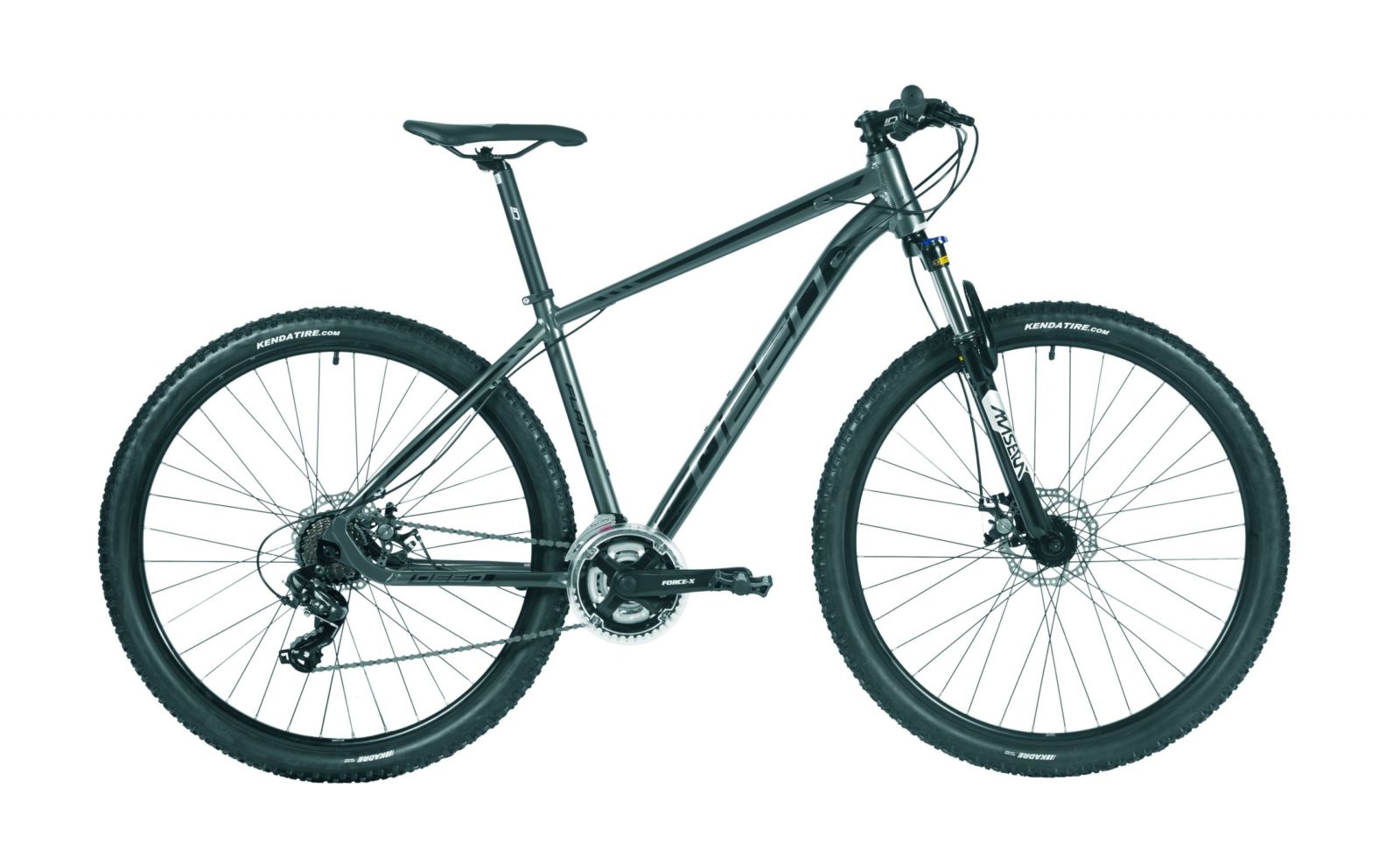 DEED Flame 295 Herenfiets 40 Antraciet zwart