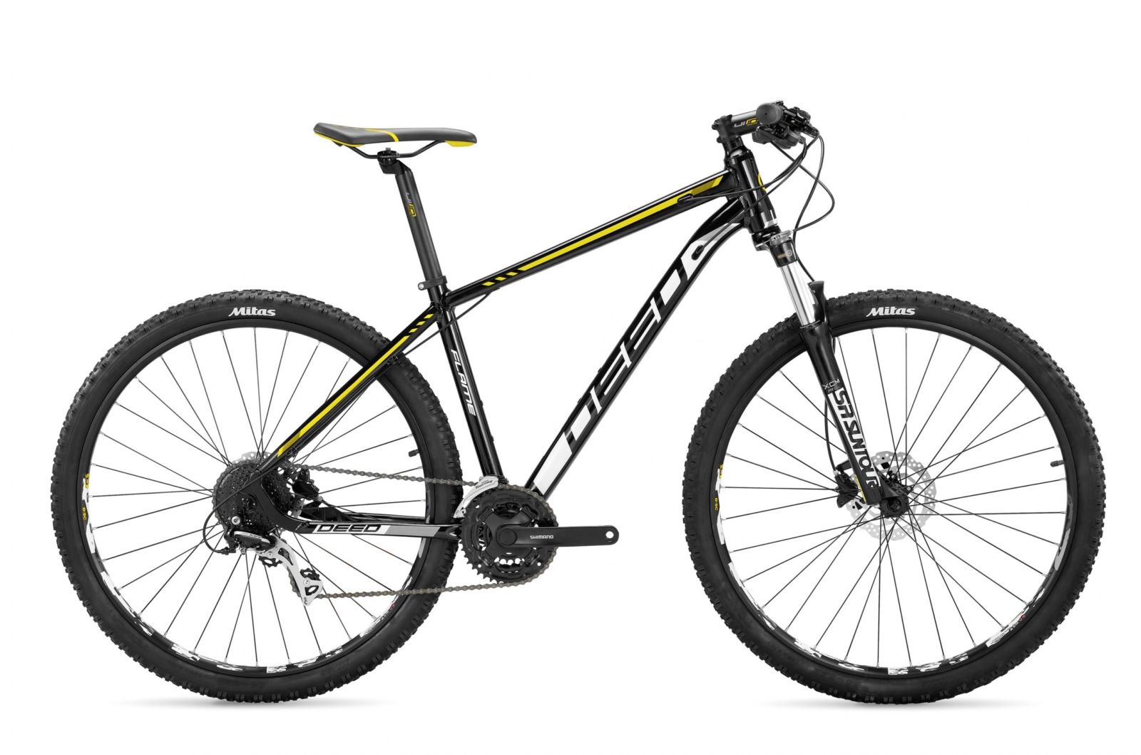 DEED Flame 296 Herenfiets 45 cm black yellow