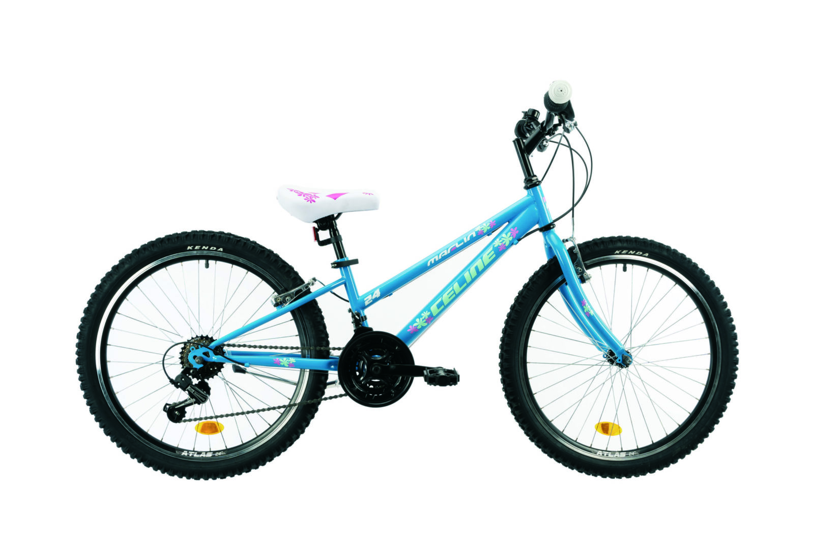 MTB Celine blauw shimano 18 speed