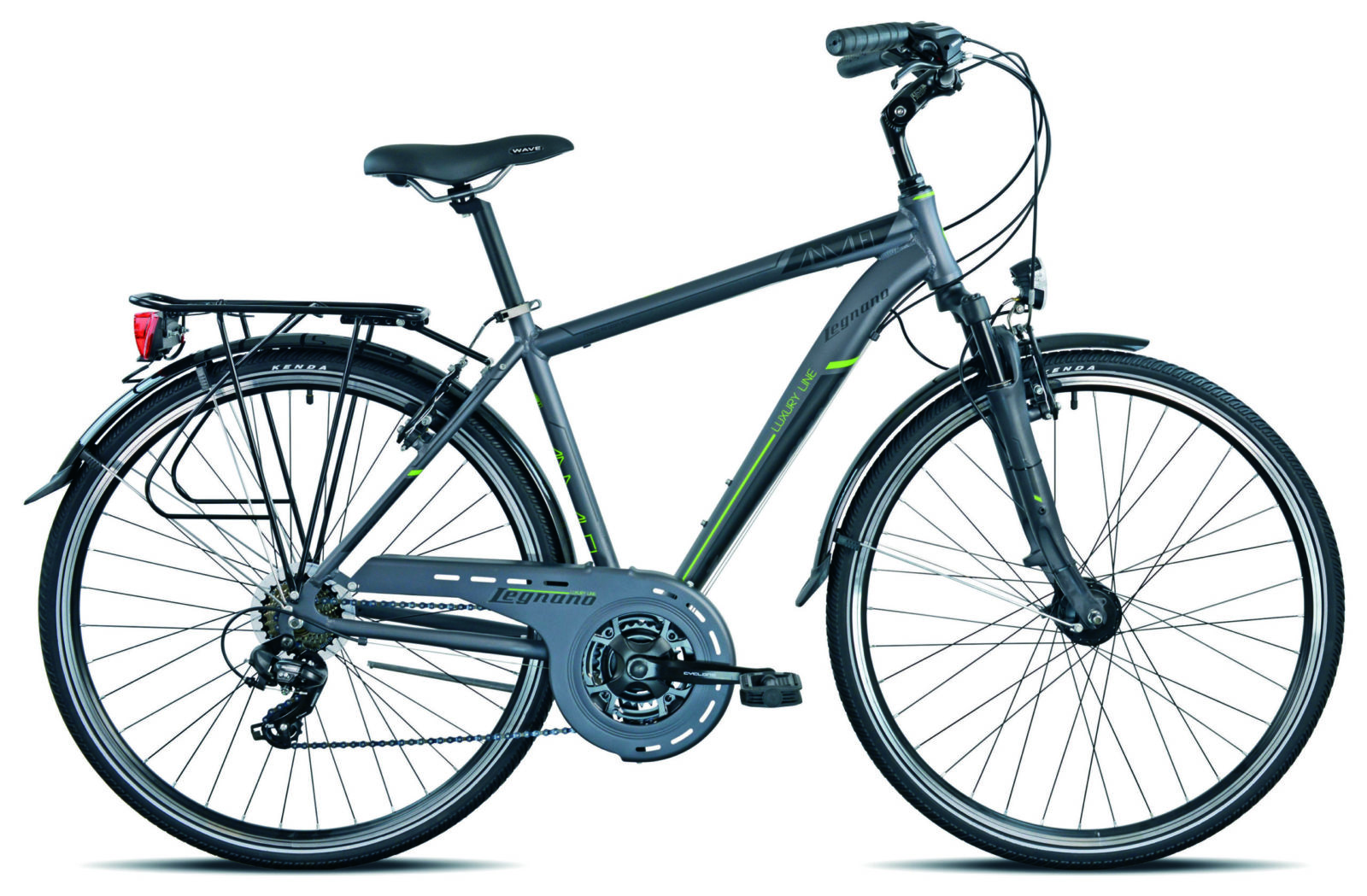 Legnano Amalfi Herenfiets 54 grijs shimano 21 Speed  Tourney STI