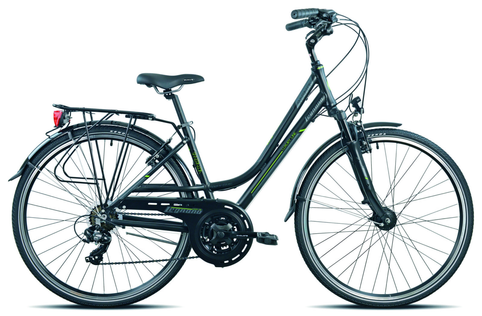 Legnano Smeralda Damesfiets 48 cm zwart shimano 21 Speed  Tourney STI