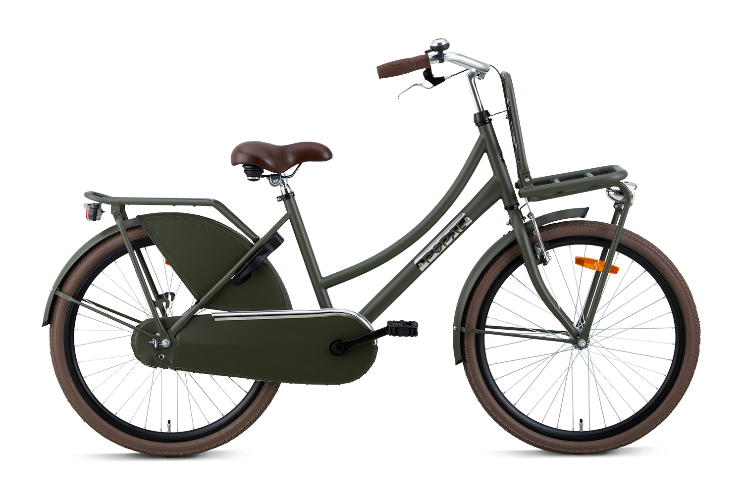 Popal Daily Dutch Basic 24  Army Green  24 inch Meisjesfietsen  TR24-1-ARMY-GREEN