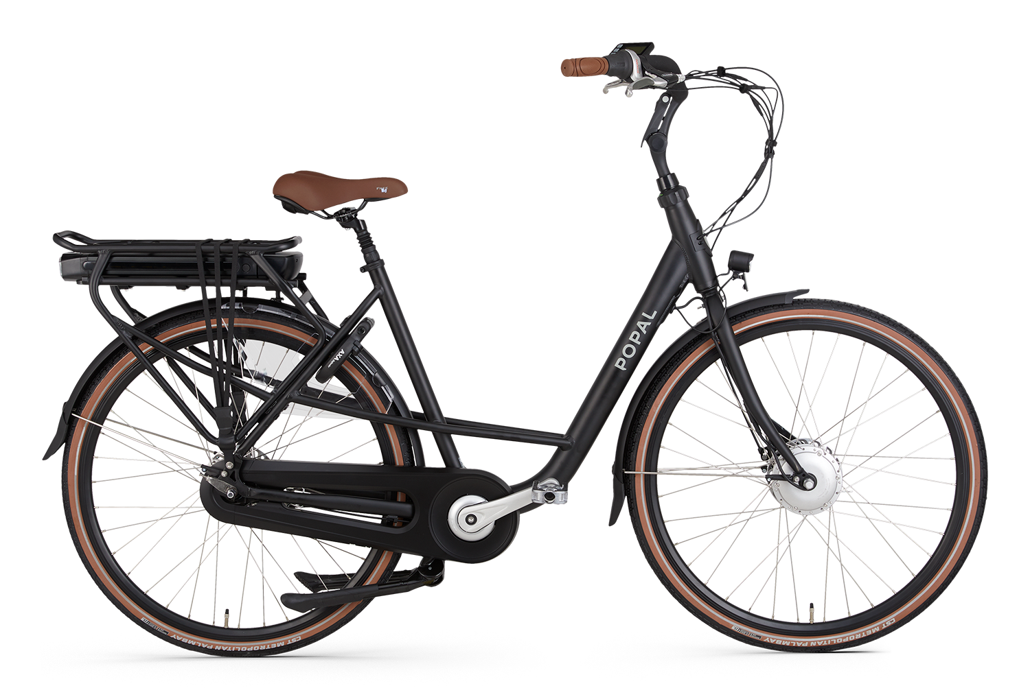 Popal Maeve FM elektrische moederfiets Elektrische fietsen  E28771-53-Matt-Black