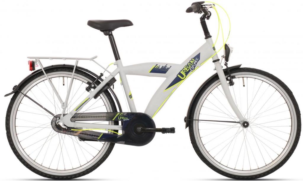 Bike Fun City Urban wit grijs  HCoasterbrake 3 versnellingen  26 inch