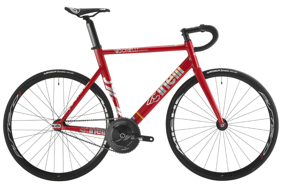 Cinelli Vigorelli Shark Track Fiets - Red Alert