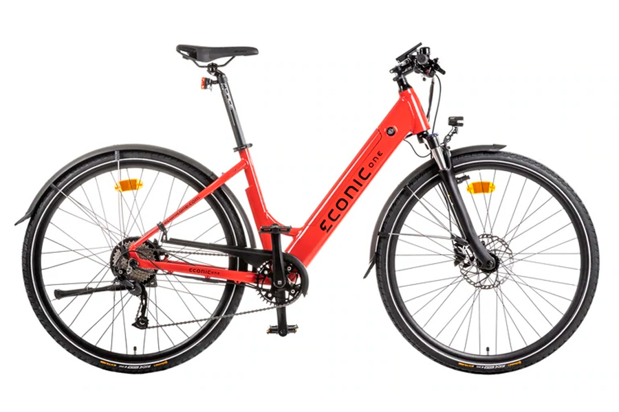 Econic One Comfort Elektrische Fiets - rood