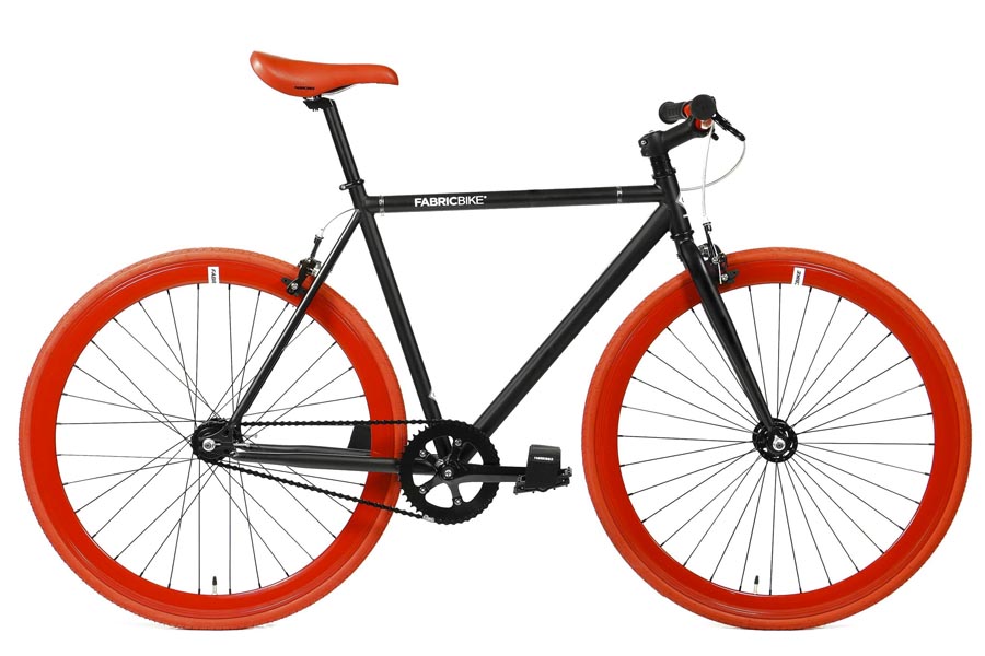Fixie Fiets FabricBike Matte Black & Red