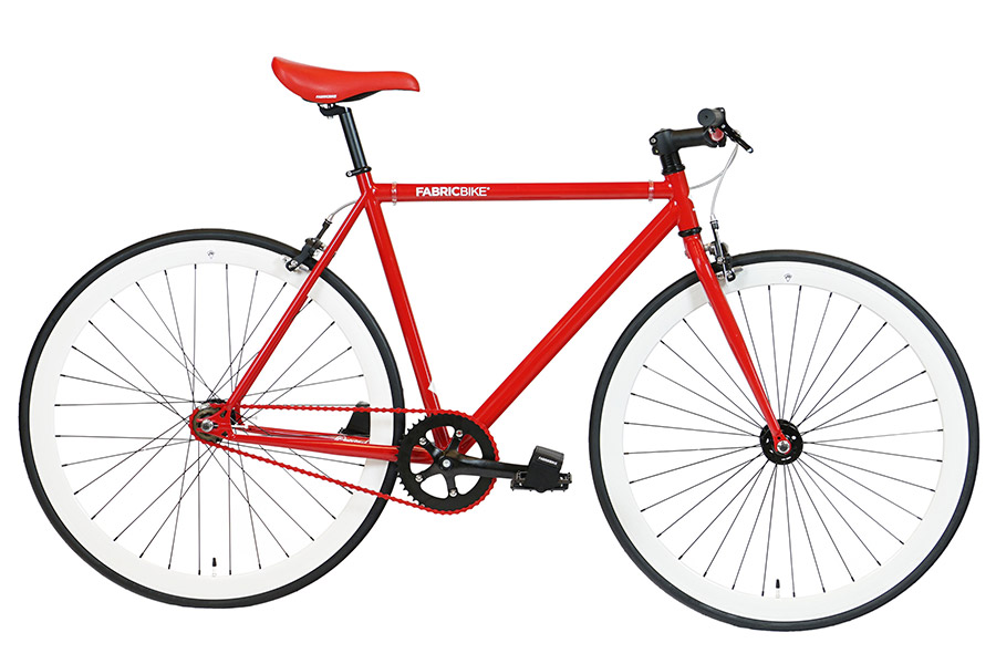 Fixie Fiets FabricBike Rood & Wit