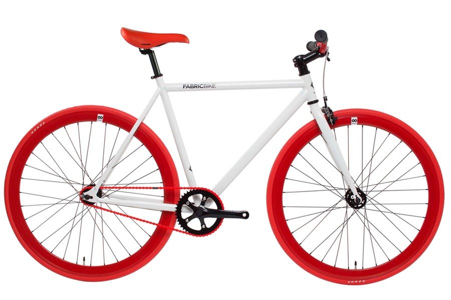 Fixie Fiets FabricBike Wit & Rood