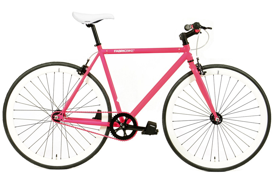 Fixie Fiets FabricBike Fuchsia & White