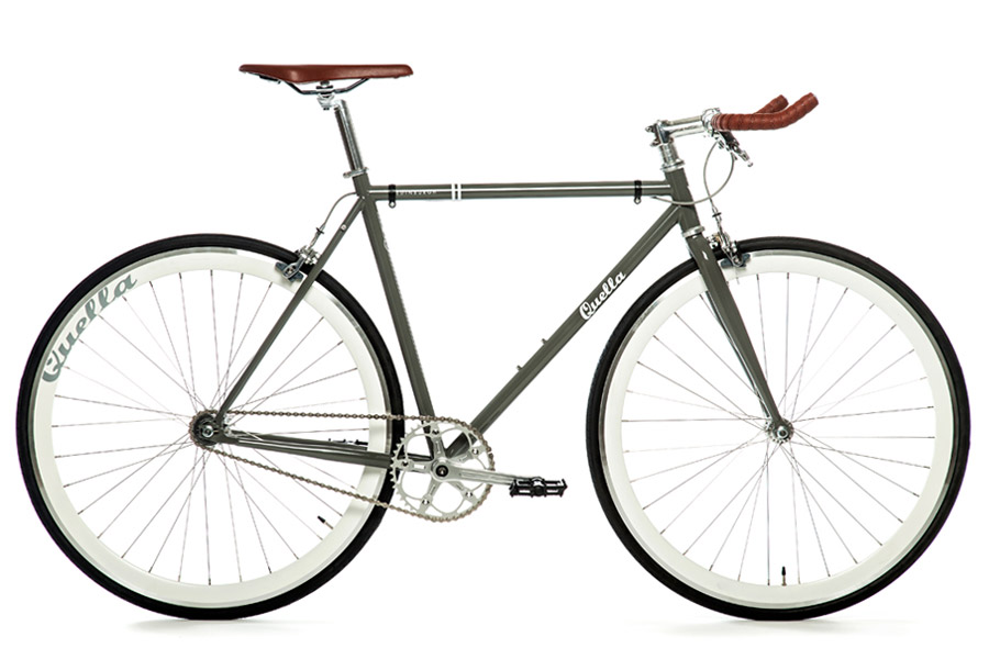 De Quella Varsity Edinburgh Premium fiets dankzij het fabricagemateriaal van 4130 staal in het frame en de vork