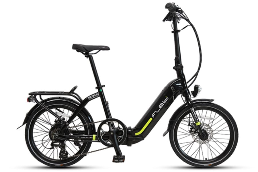 Package contentFlebi Swan e-bike with integrated batteryBattery charger 100-240VAC
