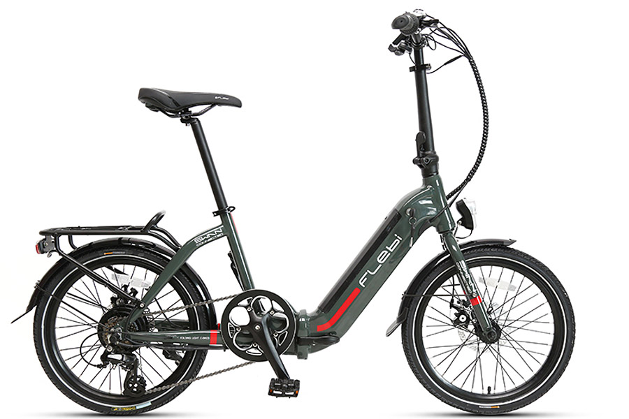 Package contentFlebi Swan e-bike with integrated batteryBattery charger 100-240VAC