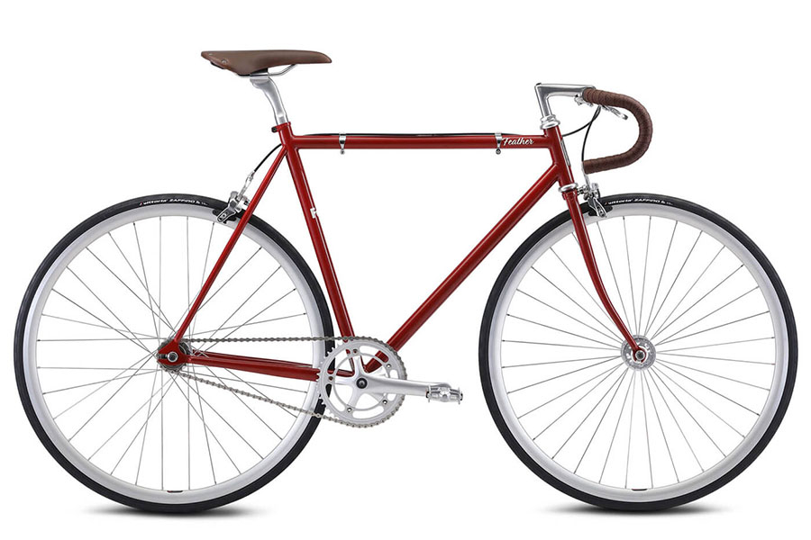 Fuji Bikes Feather Fixie Fiets 2021 - Brick Red