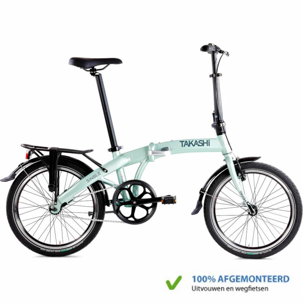 TAKASHi Vouwfiets Single Groen