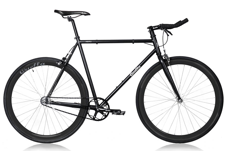 Quella Nero Zwart Fixie Fiets
