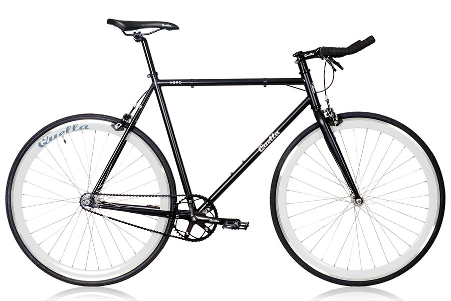 Quella Nero Wit Fixie Fiets