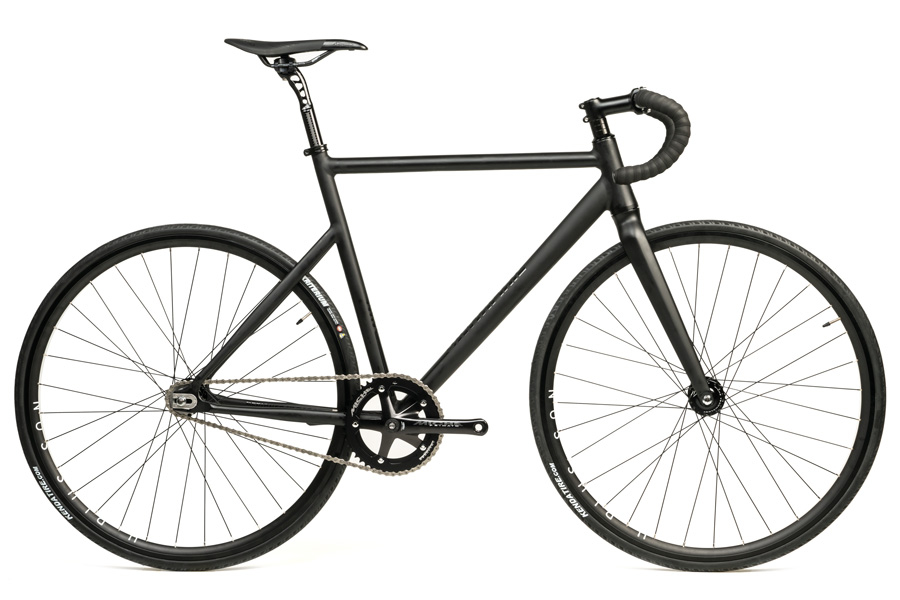 Santafixie Raval Fixie Fiets - Matte Black Premium