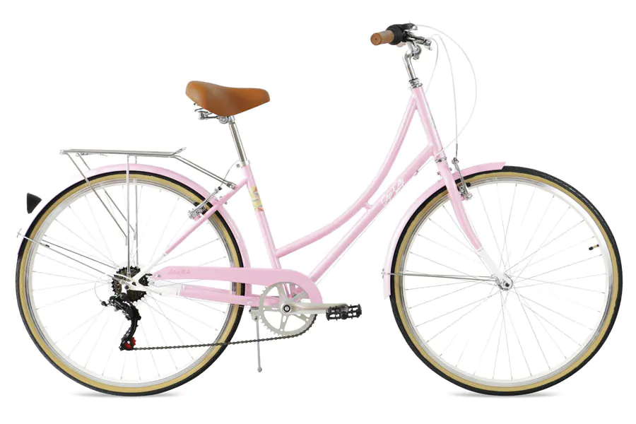 FabricBike Step-City 7-Versnellingen Stadsfiets - Pink