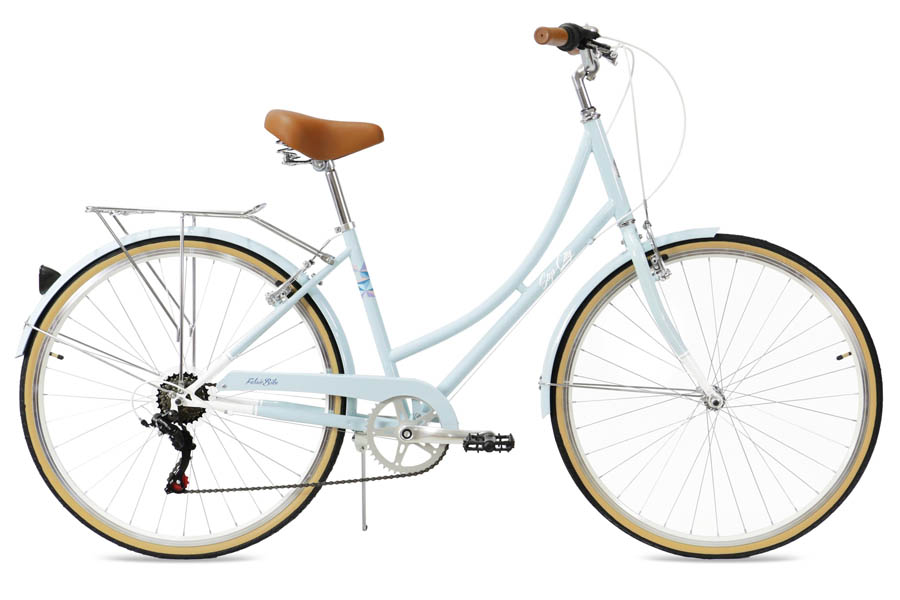 FabricBike Step-City 7-Versnellingen Stadsfiets - Sky Blue